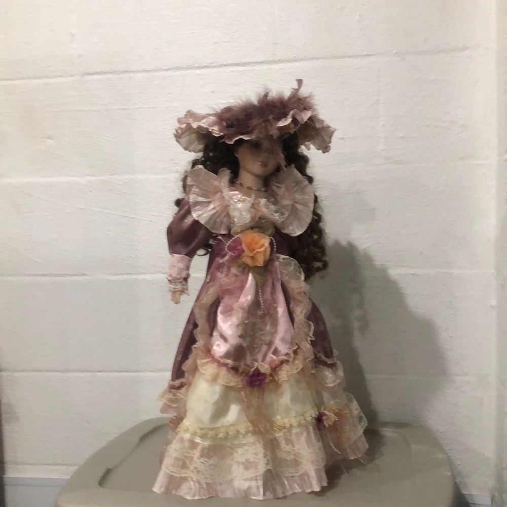 Collections ETC Porcelain Doll